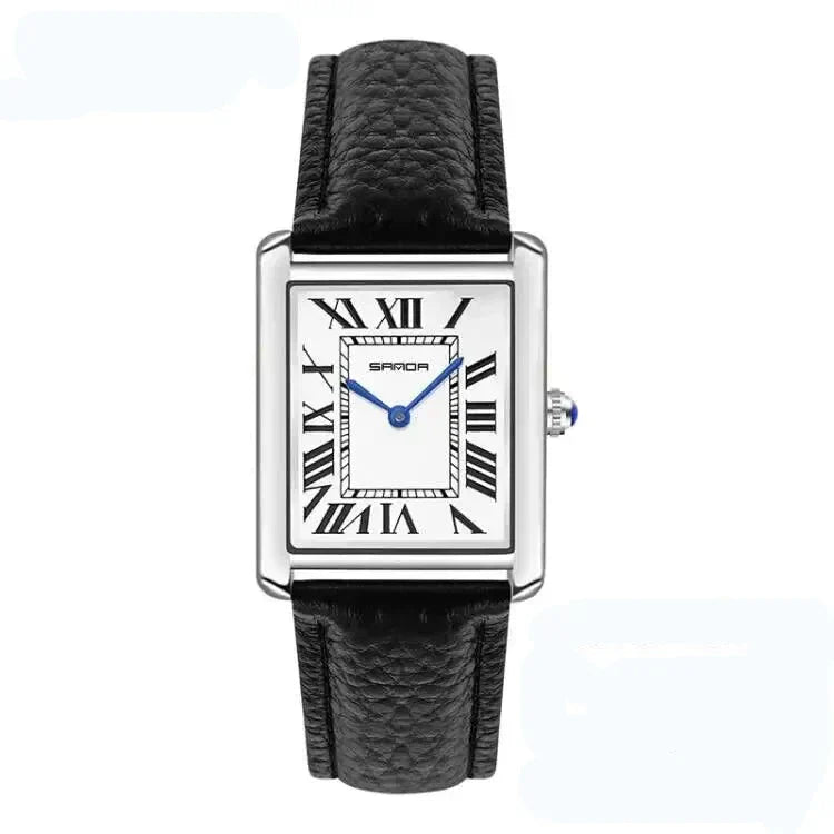 Elegante Uhren mit quadratischem Zifferblatt für Paare