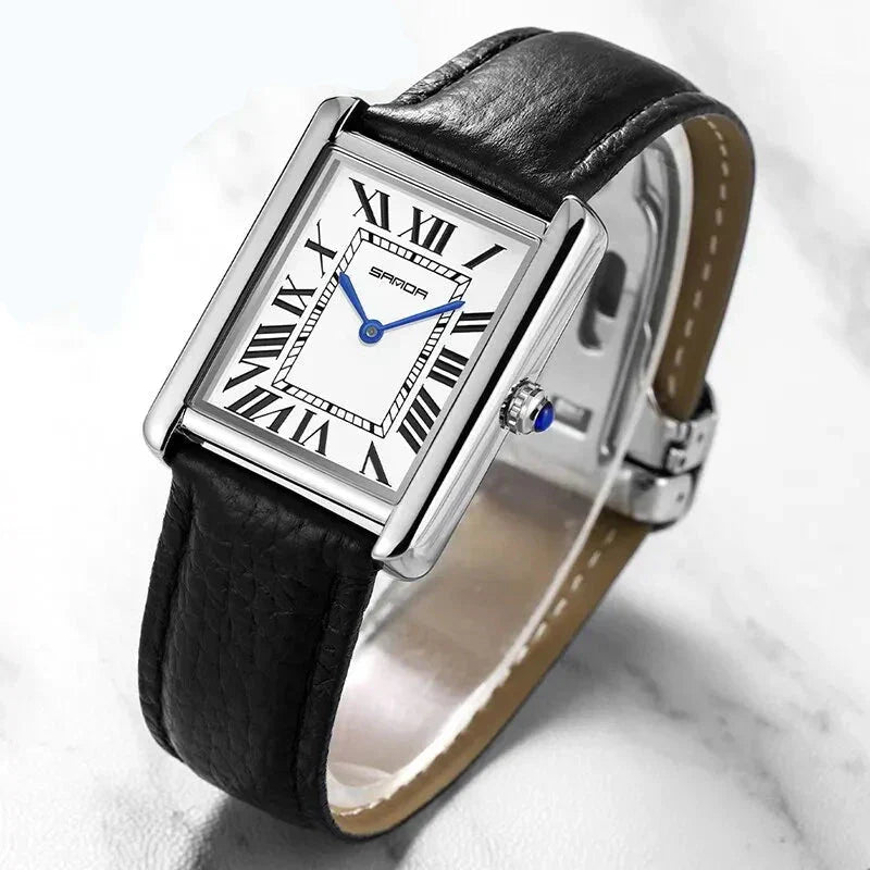 Elegante Uhren mit quadratischem Zifferblatt für Paare