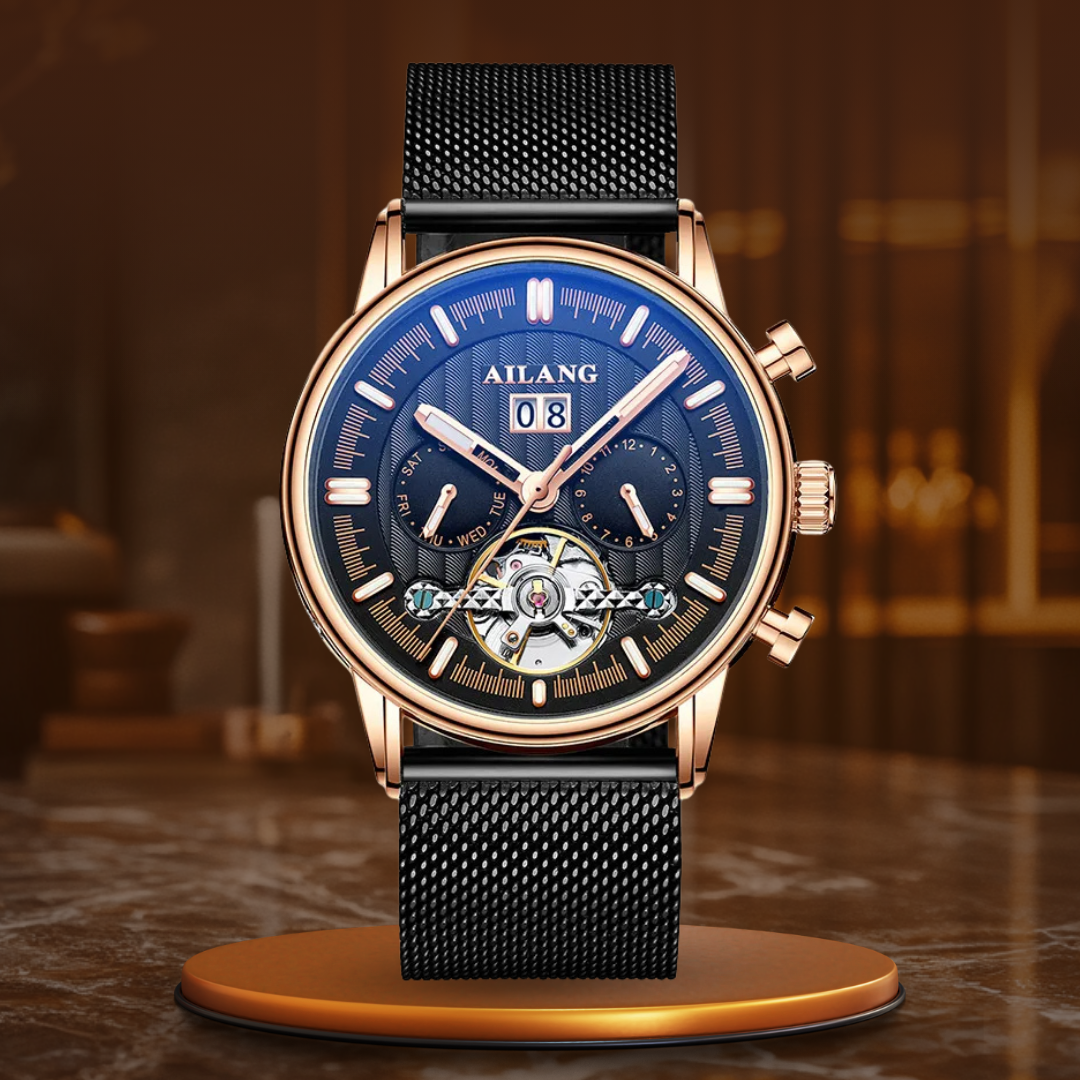 Modische wasserdichte Tourbillon-Uhr