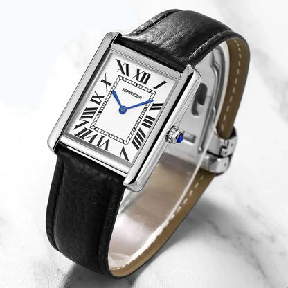 Elegante Uhren mit quadratischem Zifferblatt für Paare