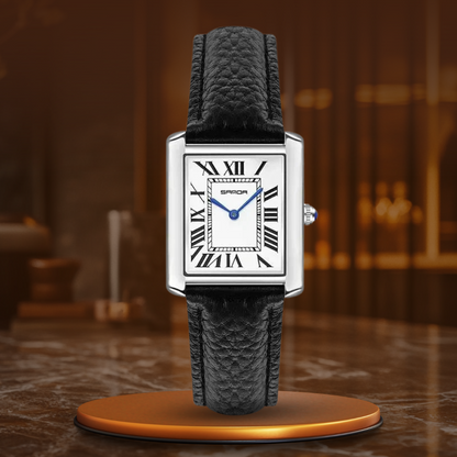Elegante Uhren mit quadratischem Zifferblatt für Paare
