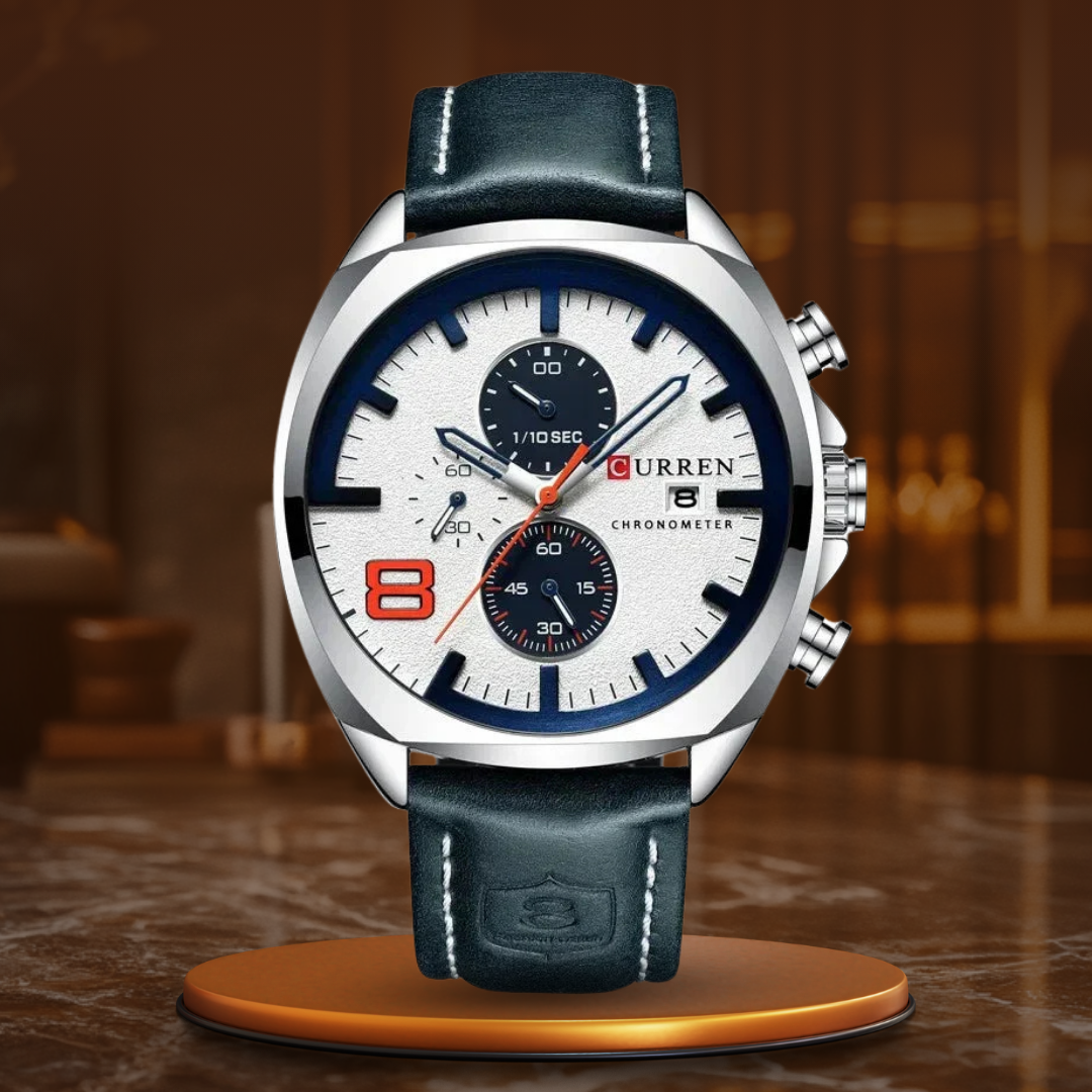 Wasserdichte Sport- und Militäruhr mit Chronograph